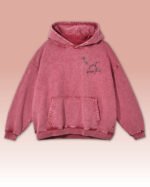 Bluza oversize z kapturem <br>Just Breathe Edycja Black <br>Haft, Efekt sprania